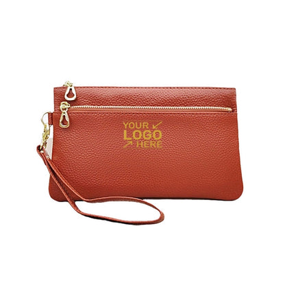 Leather Smartphone Wristlet Clutch Wallet