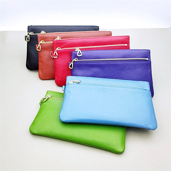 Leather Smartphone Wristlet Clutch Wallet