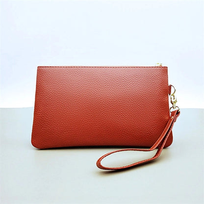 Leather Smartphone Wristlet Clutch Wallet