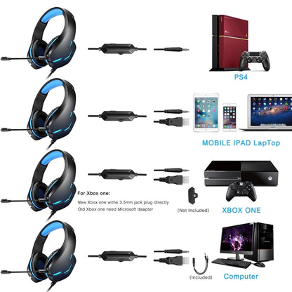 LED Gaming Headset