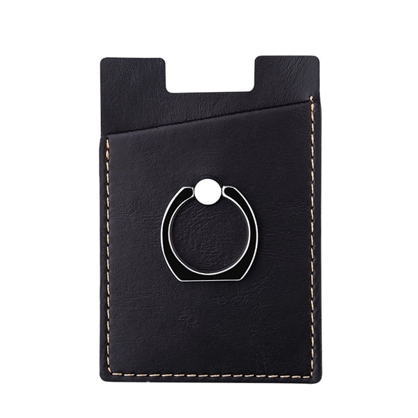 Mobile Phone Holder with Finger Ring Stand and Card Slot