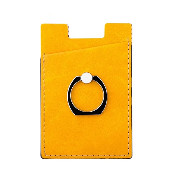 Mobile Phone Holder with Finger Ring Stand and Card Slot