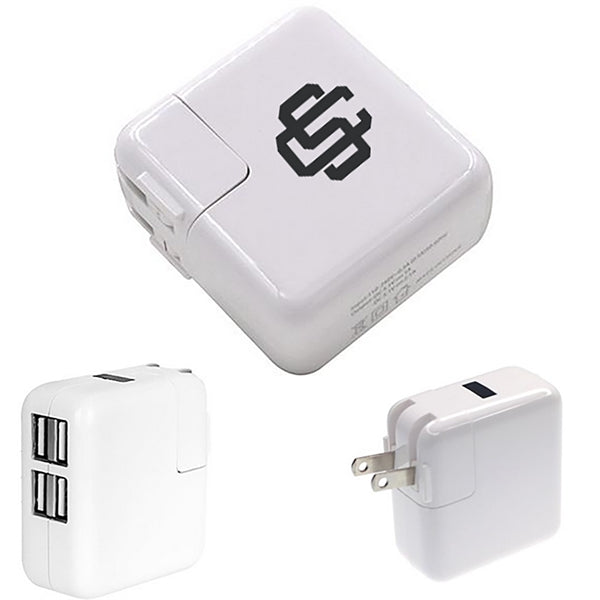 Logan Fast USB Wall Plug Charger 4-port Adapter