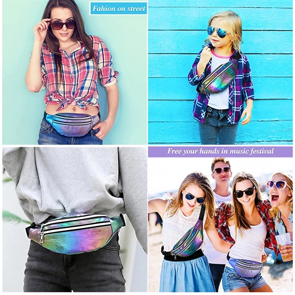 Holographic Waist Bags Crossbody Fanny Pack
