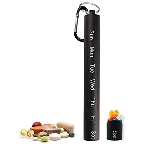 Weekly Stainless Steel Pill Case