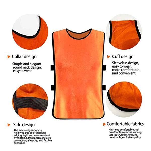 Sports Scrimmage Vests, Training Pinnies, Practice Jerseys
