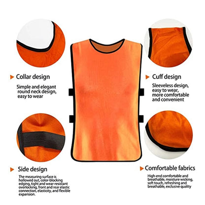 Sports Scrimmage Vests, Training Pinnies, Practice Jerseys