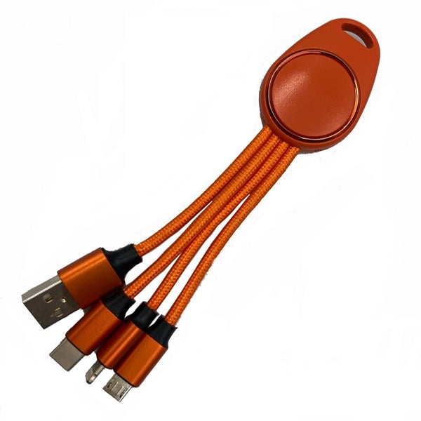 Mayflower 4-in-1 charging cable black