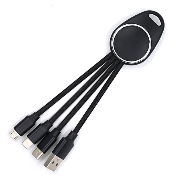 Mayflower 4-in-1 charging cable black