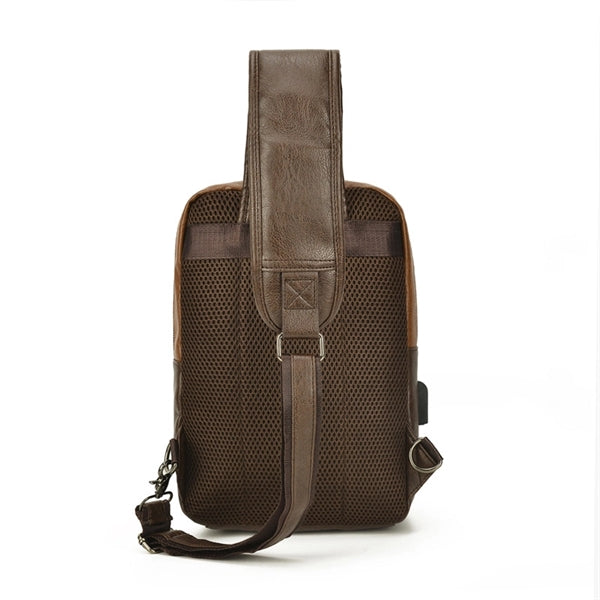 Pu Large Capacity Crossbody Backpack