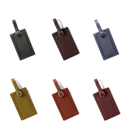 Genuine Leather Travel Luggage Bag Tag