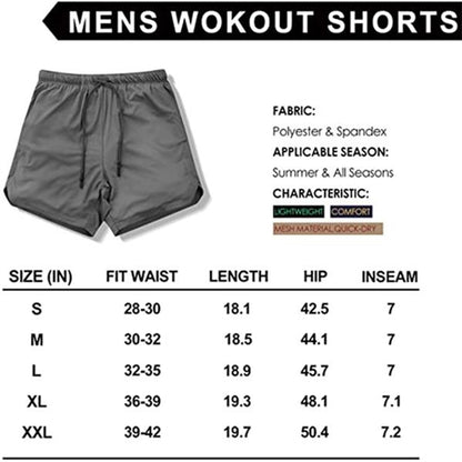 Men's Workout Running Shorts