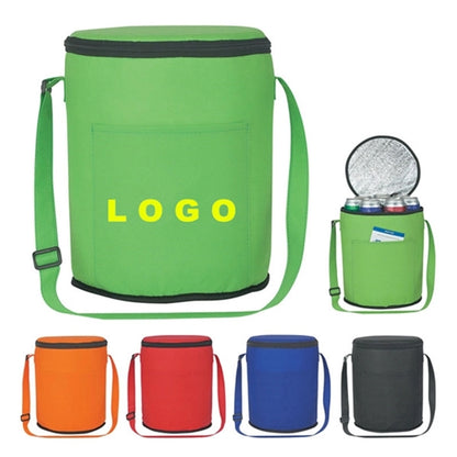 Customized Non-Woven Round Cooler Bag