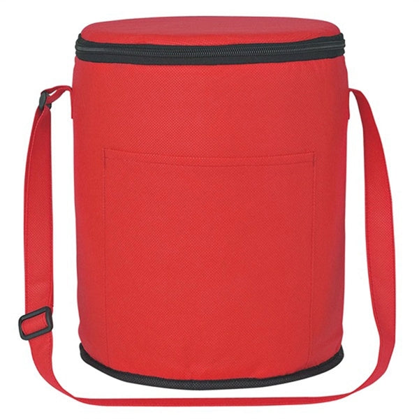 Customized Non-Woven Round Cooler Bag