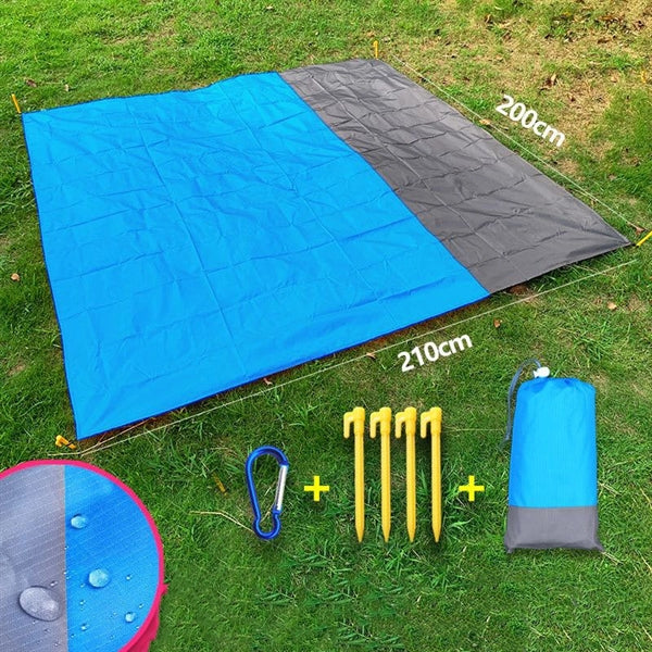 Beach Blanket Sand Picnic Mat 83"X79" for Outdoor
