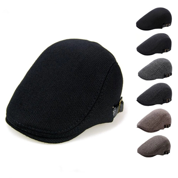 Men's Flat Cap for Winter