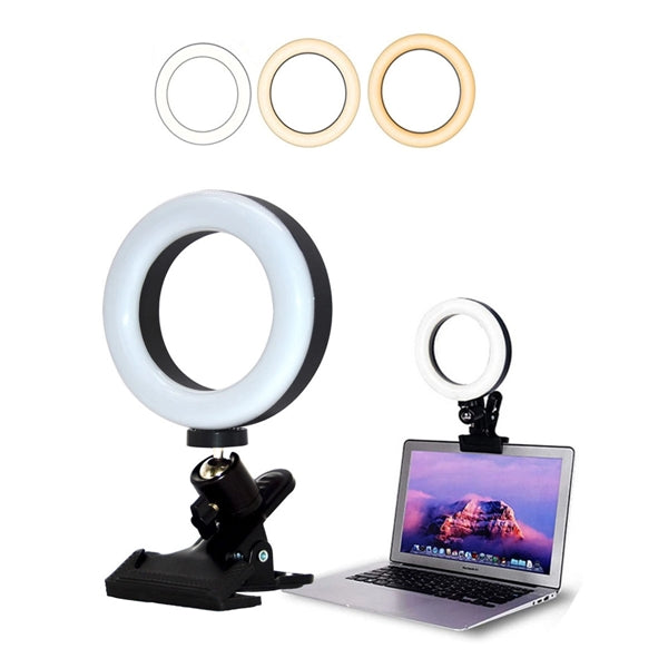 Selfie Ring Light For Desk And Laptop