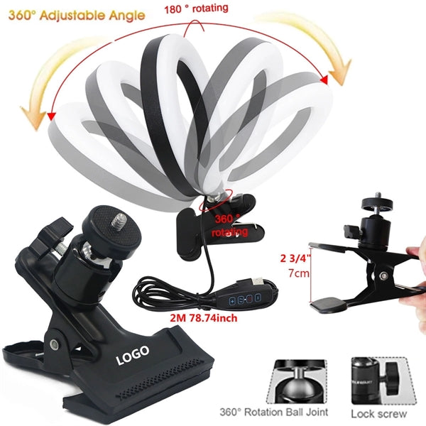 Selfie Ring Light For Desk And Laptop