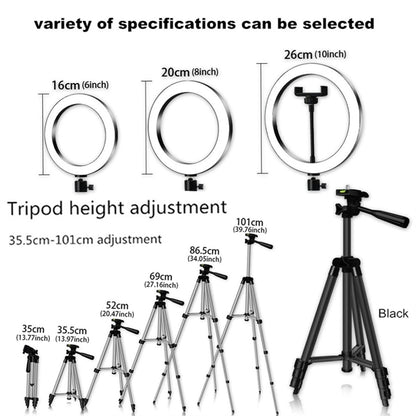 Led Selfie Ring Light With Tripod Stand