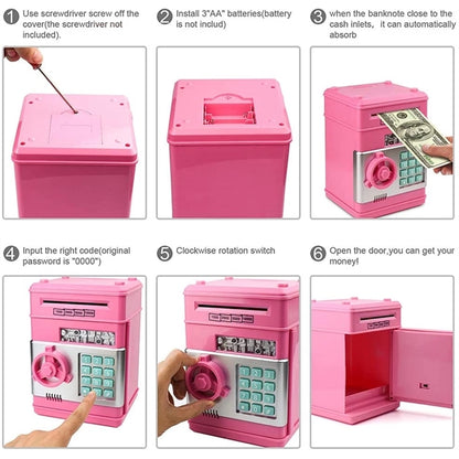 Auto Scroll Paper Money Saving Box