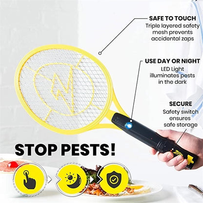 Electric Fly Swatter Racket