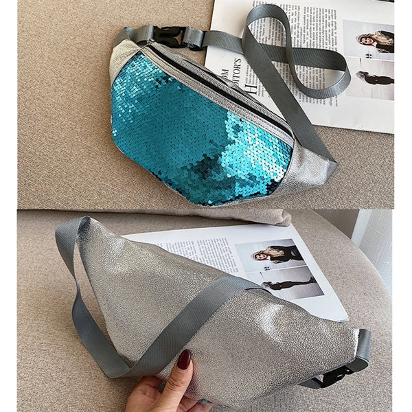 Glitter Sequins Fanny Pack Waist