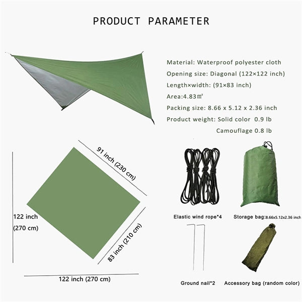 Waterproof Camping Tarp