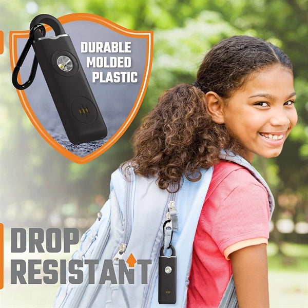 Personal Alarm Emergency Siren Whistle Keychain Rechargeable