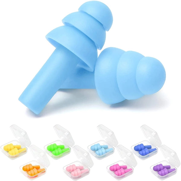 Silicone Ear Plugs for Sleeping Noise Reduction