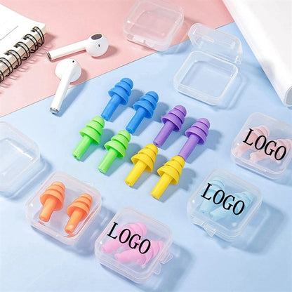 Silicone Ear Plugs for Sleeping Noise Reduction