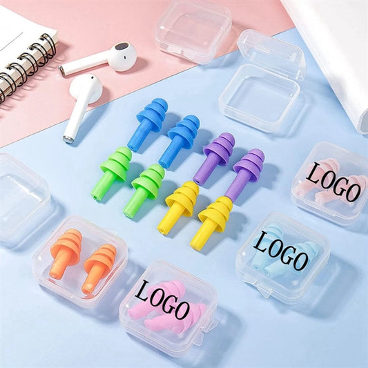 Silicone Ear Plugs for Sleeping Noise Reduction