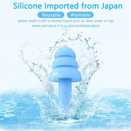 Silicone Ear Plugs for Sleeping Noise Reduction