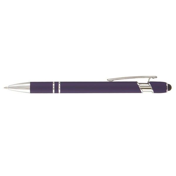 Metal Body Stylus Soft Ballpoint Touch Pen