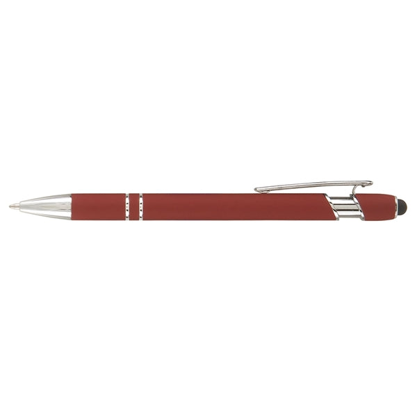 Metal Body Stylus Soft Ballpoint Touch Pen