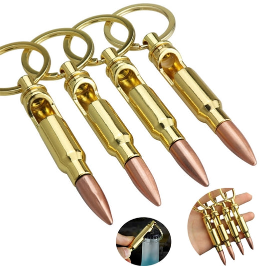 Bullet-Shape Bottle Opener Keychain