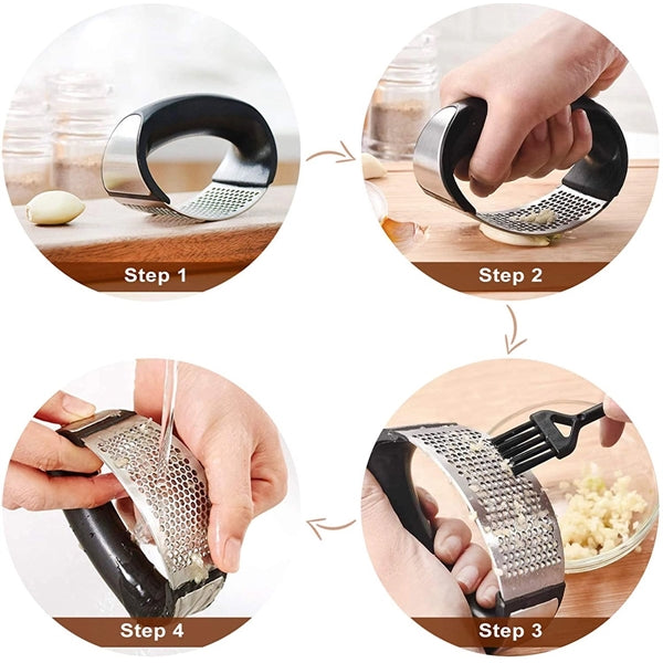 Stainless Steel Garlic Mincer