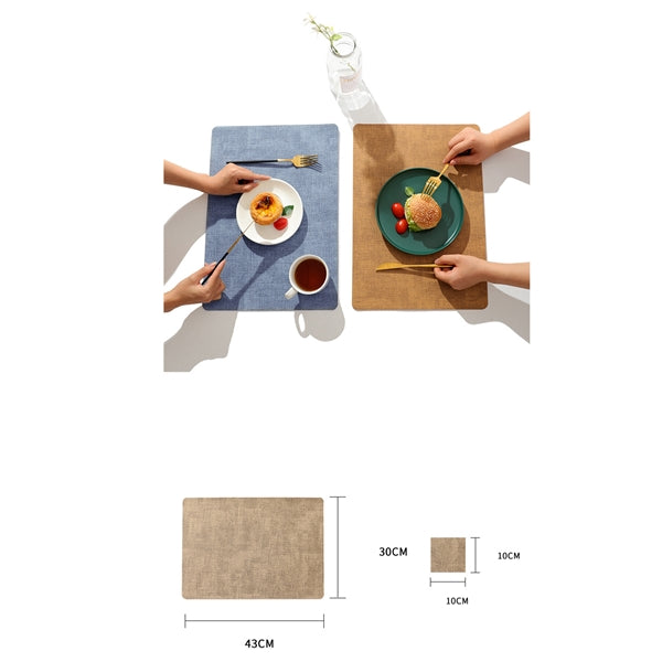 Placemat Leather Table Mats for Kitchen Dining