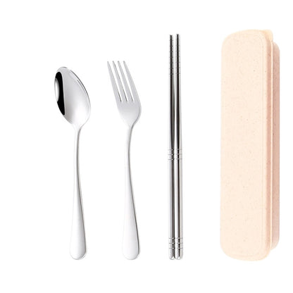 Stainless Steel Utensil Kit with Case