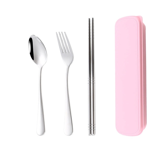 Stainless Steel Utensil Kit with Case