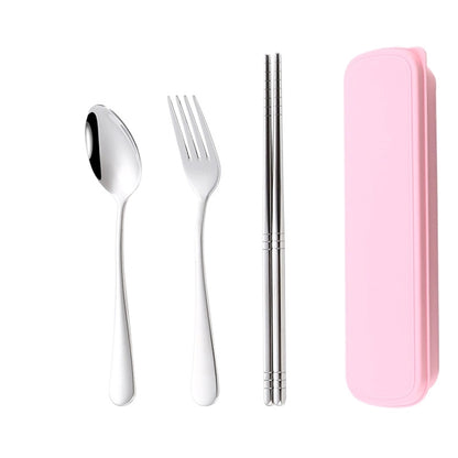 Stainless Steel Utensil Kit with Case