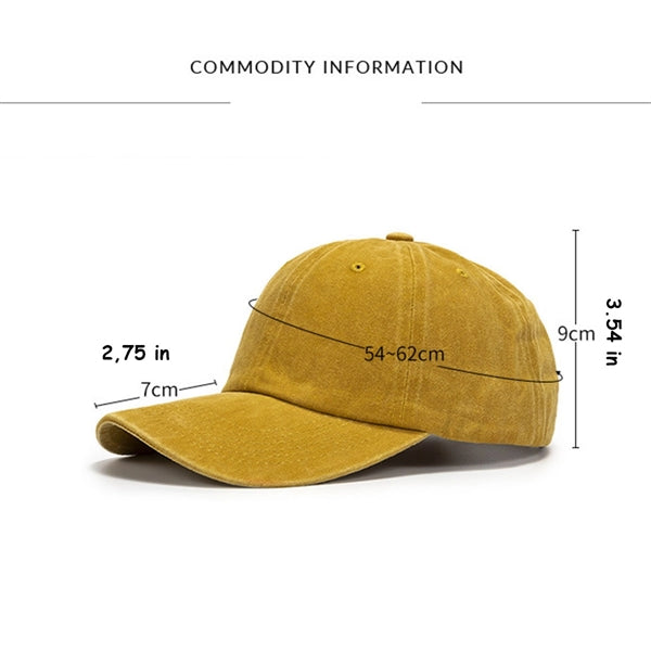 STONE WASHED CAP