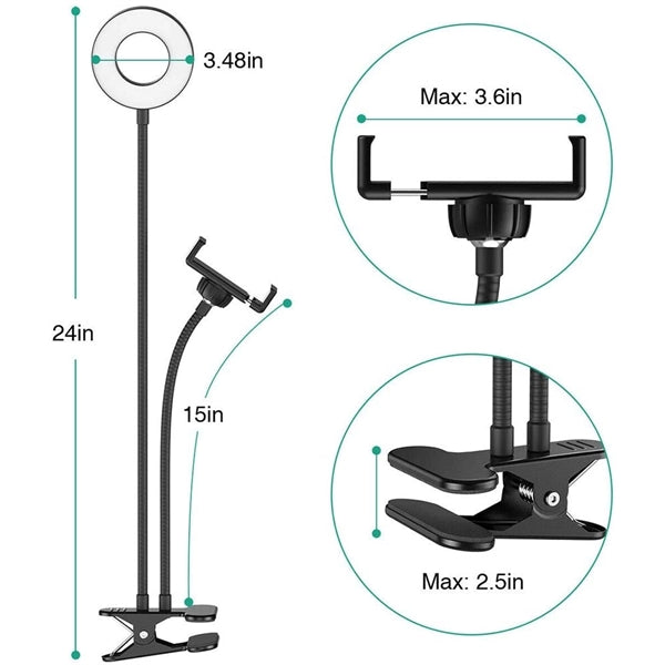 Ring Light with Phone Holder