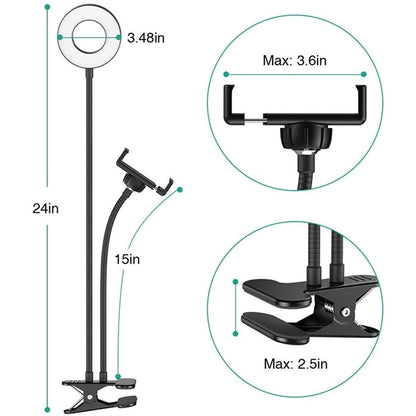 Ring Light with Phone Holder