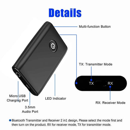 Bluetooth 5.0 Transmitter & Receiver