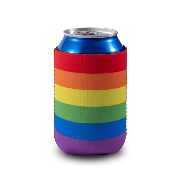 Rainbow Neoprene  Can Cooler