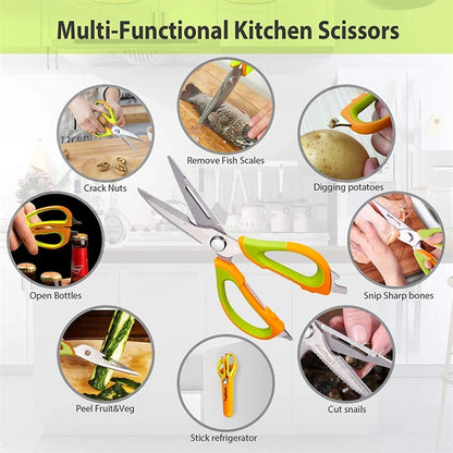 Multi-Purpose Stainless Steel  Kitchen Scissor