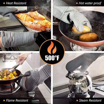 Silicone Oven Mittens