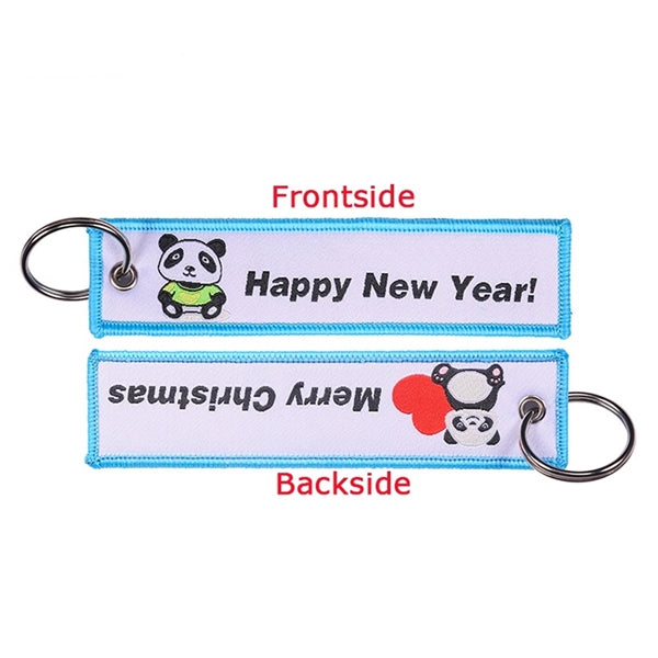 Embroidery keychain