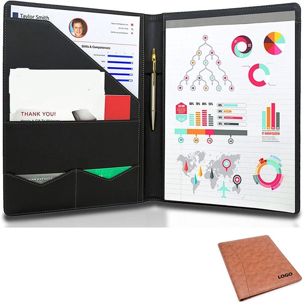 Leather Resume Portfolio Folder