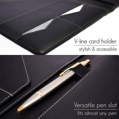 Leather Resume Portfolio Folder